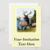 Elk Wapiti Kaart (Voorkant / Achterkant)