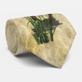 Elk (Wapiti) sur la Cravate de texture japonaise à (Roulé)