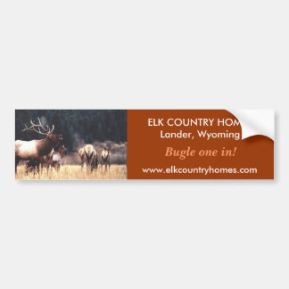 Elk, www.elkcountryhomes.com, ELK ... - Gepersonal Bumpersticker