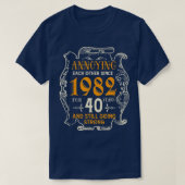 elkaar irriteren sinds 1982, 40 jaar, en t-shirt (Design voorkant)