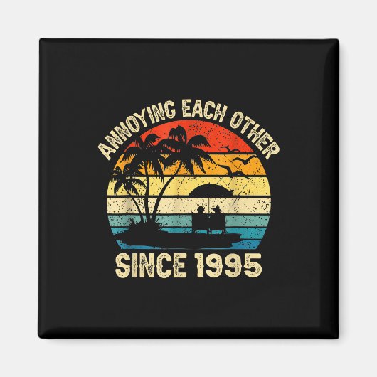 Elkaar irriteren sinds 1995 Jubileum Magneet (Voorkant)