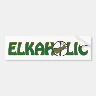 Elkaholic Bumpersticker