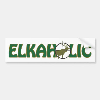 Elkaholic Bumpersticker
