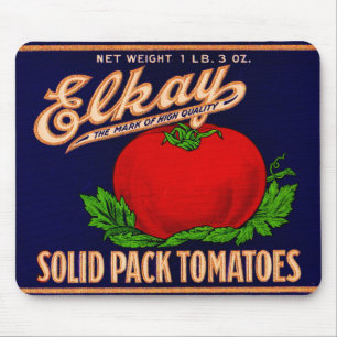 Elkay Solid Pack Tomaten uit de jaren '30 kunnen e Muismat