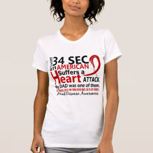 Elke 34 seconden een hartziekte bij papa / aanval t-shirt