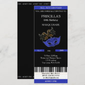 elke 60e leeftijd, Uitnodigingskaartje Birthday Wo Kaart (Voorkant / Achterkant)