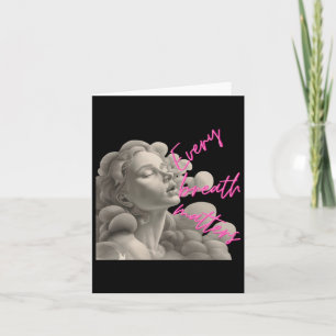 Elke ademhaling is een geschenk voor de lol van mi kaart