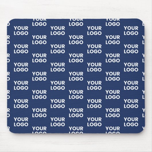 Elke Afbeelding of Business Logo bewerkbaar donker Muismat (Voorkant)