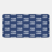 Elke Afbeelding of Business Logo bewerkbaar donker Spandoek (Horizontaal)