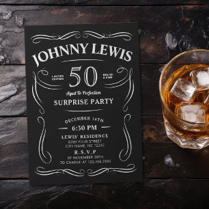 Elke Age Whiskey die als verrassing 50e verjaardag Kaart