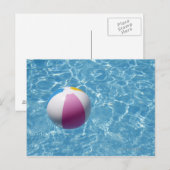Elke bal in het zwembad briefkaart (Voorkant / Achterkant)