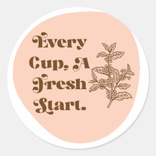 Elke Beker Een Nieuwe Start Boho Sticker