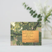 Elke Beneath Vine & Fig Tree Briefkaart (Staand voorkant)