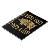 Elke Bil Houdt van een Goede Wrijf Grappig Varken Notitieboek (Linkerzijde)