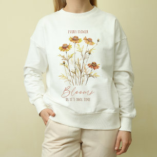 Elke bloem bloeit in zijn eigen tijd, Herfst vibes Trui