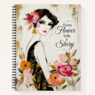 Elke Bloem Vertelt Een Verhaal Bloemrijke Inspirat Notitieboek