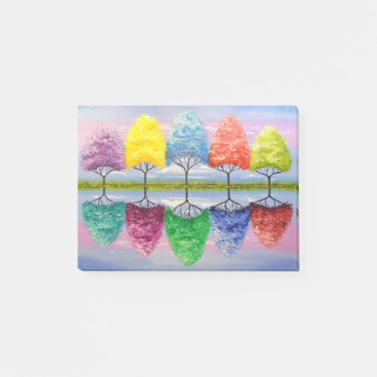 Elke boom heeft een eigen verhaal post-it® notes (Voorkant)