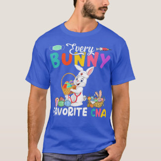 Elke bunnige favoriete CNA Happy Passe Bunny T-shirt