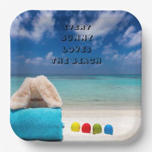 Elke Bunny houdt van de bloedstollingsramp Papieren Bordje