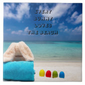 Elke Bunny houdt van de bloedstollingsramp Tegeltje (Voorkant)