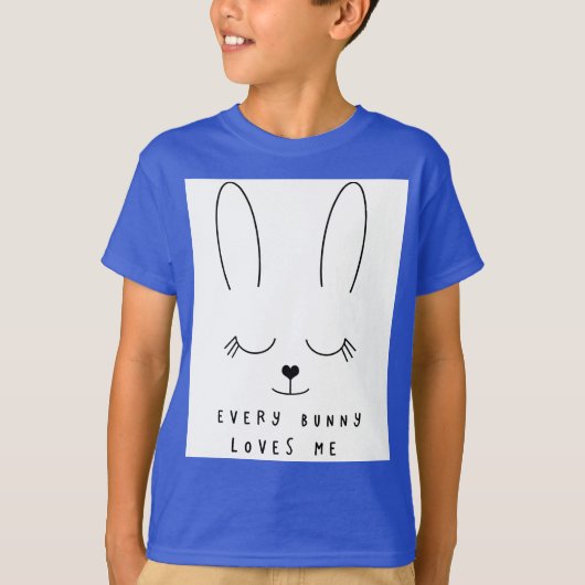 Elke Bunny houdt van me, jeugd T-Shirt (Voorkant)