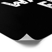 Elke Bunny Kung Fu Vechtende Konijn Punt Donkere B Poster (Hoek)