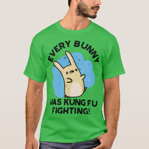 Elke bunny was Kung Fu vechtend tegen Schattige ko T-shirt