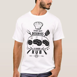 Elke Butt verdient een goed rub Funny BBQ Grilling T-shirt