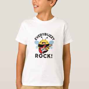Elke Buzzy Rock Funny Music Bee Pun T-shirt
