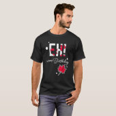 Elke Canada Dag Happy Birthday Maple Leaf Canadian T-shirt (Voorkant volledig)