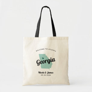 Elke Color Georgia Wedding Welcome Bag, Tote Bag