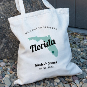 Elke Colour Florida Wedding Welcome Bag, Tote Bag