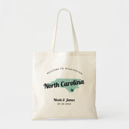 Elke Colour North Carolina Wedding Welcome Bag, Tote Bag
