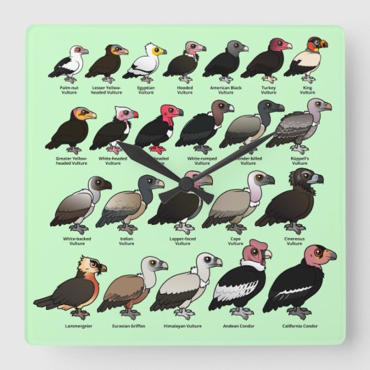 Elke cultuur vierkante klok (Voorkant)