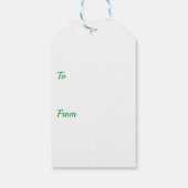 Elke Dag Aardedag Bloemenglobus Met Handen Cadeaulabel (Achterkant)