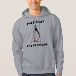Elke dag ben ik Pufflin Puffin Bird Hoodie