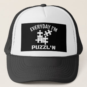 Elke dag ben ik Puzzl'n Trucker Pet