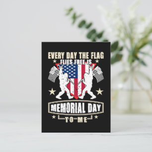 Elke Dag Dat De Vlag Vrij Waaiert Is Gedenkdag Briefkaart