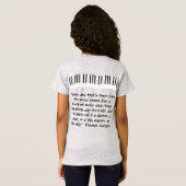 Elke dag dat die wordt geboren "Inspirerend offert T-shirt (Achterkant volledig)