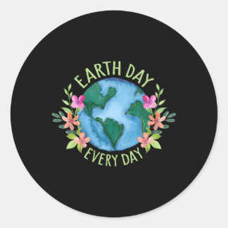 Elke dag de planeet redden Moeder Eh Milieu Ronde Sticker