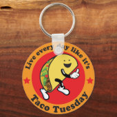 Elke dag dinsdag sleutelhanger (Voorkant)