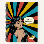 Elke dag Fabulous Pinup: Vier jezelf! Notitieboek (Voorkant)