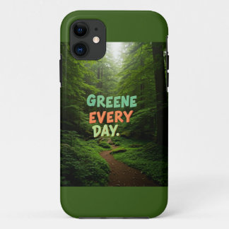 Elke dag groener" Eco-vriendelijke telefoon Hoesje