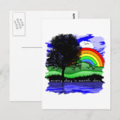 Elke Dag is Aardedag Briefkaart (Voorkant / Achterkant)