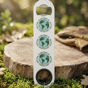 Elke Dag Is Aardedag - Vintage Groene Aarde Liefhe Speed Flessenopener
