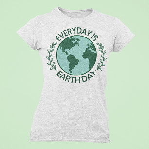 Elke Dag Is Aardedag - Vintage Groene Aardeliefheb T-shirt