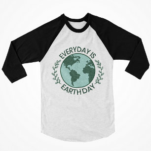 Elke Dag Is Aardedag - Vintage Groene Aardeliefheb T-shirt