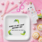 Elke dag is bijzonder! papieren bordje (Feest)