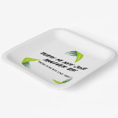 Elke dag is bijzonder! papieren bordje (Gebogen)