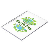 Elke Dag Is Dag Van De Aarde | Dag Van De Aarde Notitieboek (Linkerzijde)